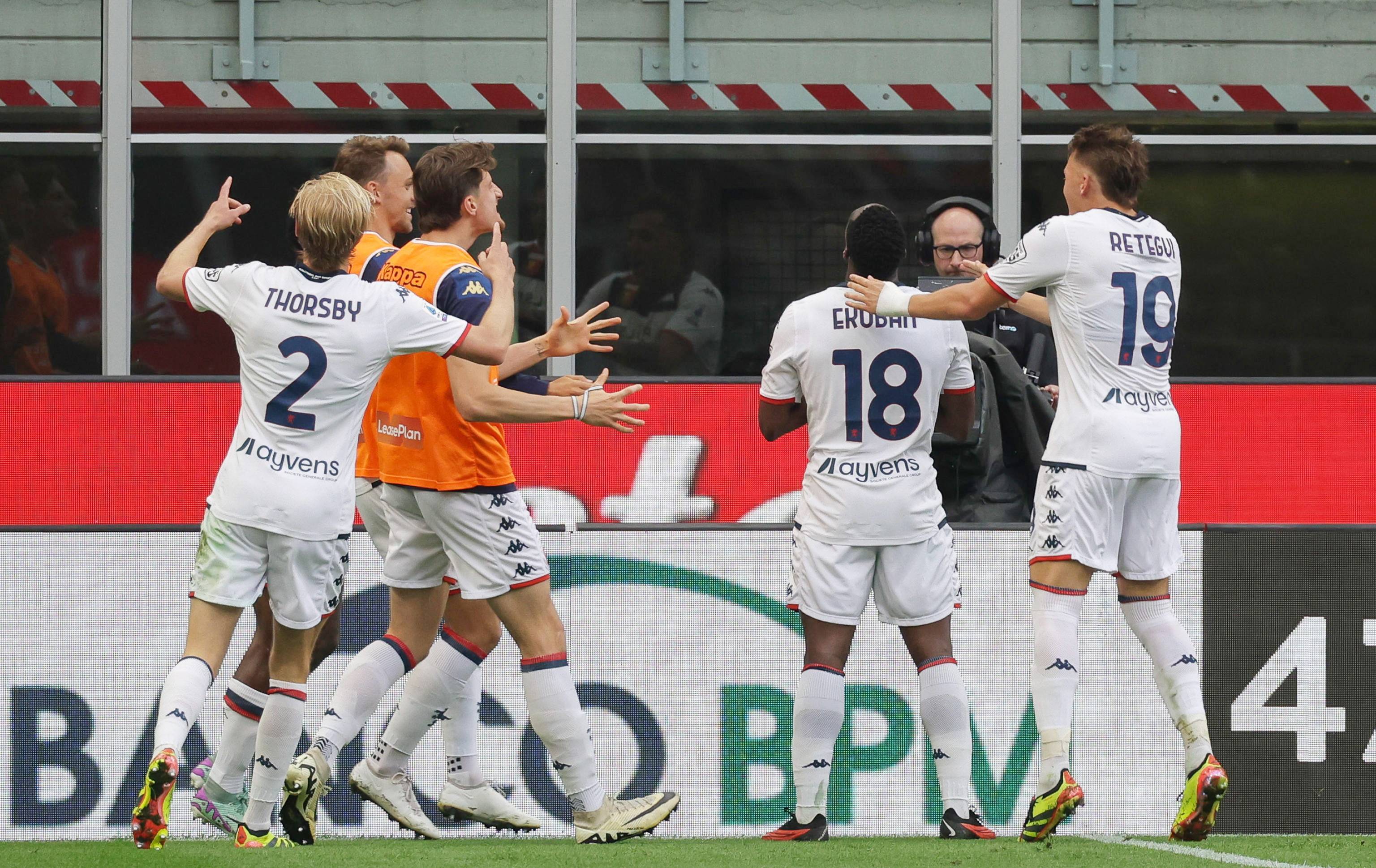 AC米兰逆转战胜热那亚，保持不败，全场震撼